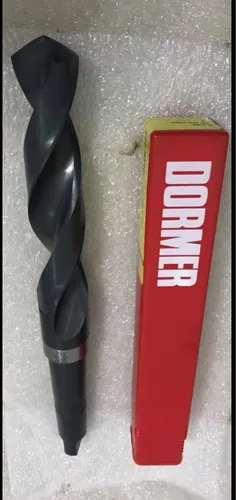 BROCA HSS HASTE CÔNICA CM2 Ø 21,00 X 228MM REVENIDA A VAPOR DIN 345 - A130 DORMER - Imagem 5